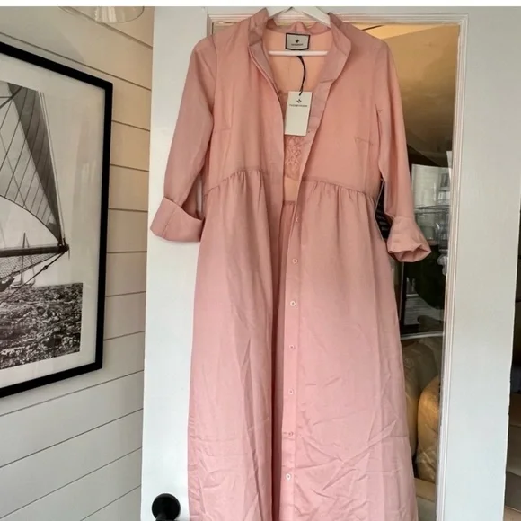 NWT Tuckernuck The Royal Shirt Dress Midi Length - Picture 2 of 3